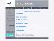 Tablet Screenshot of huitrier.fr